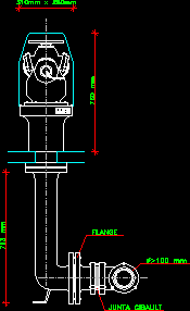 fire hydrant cad detail
